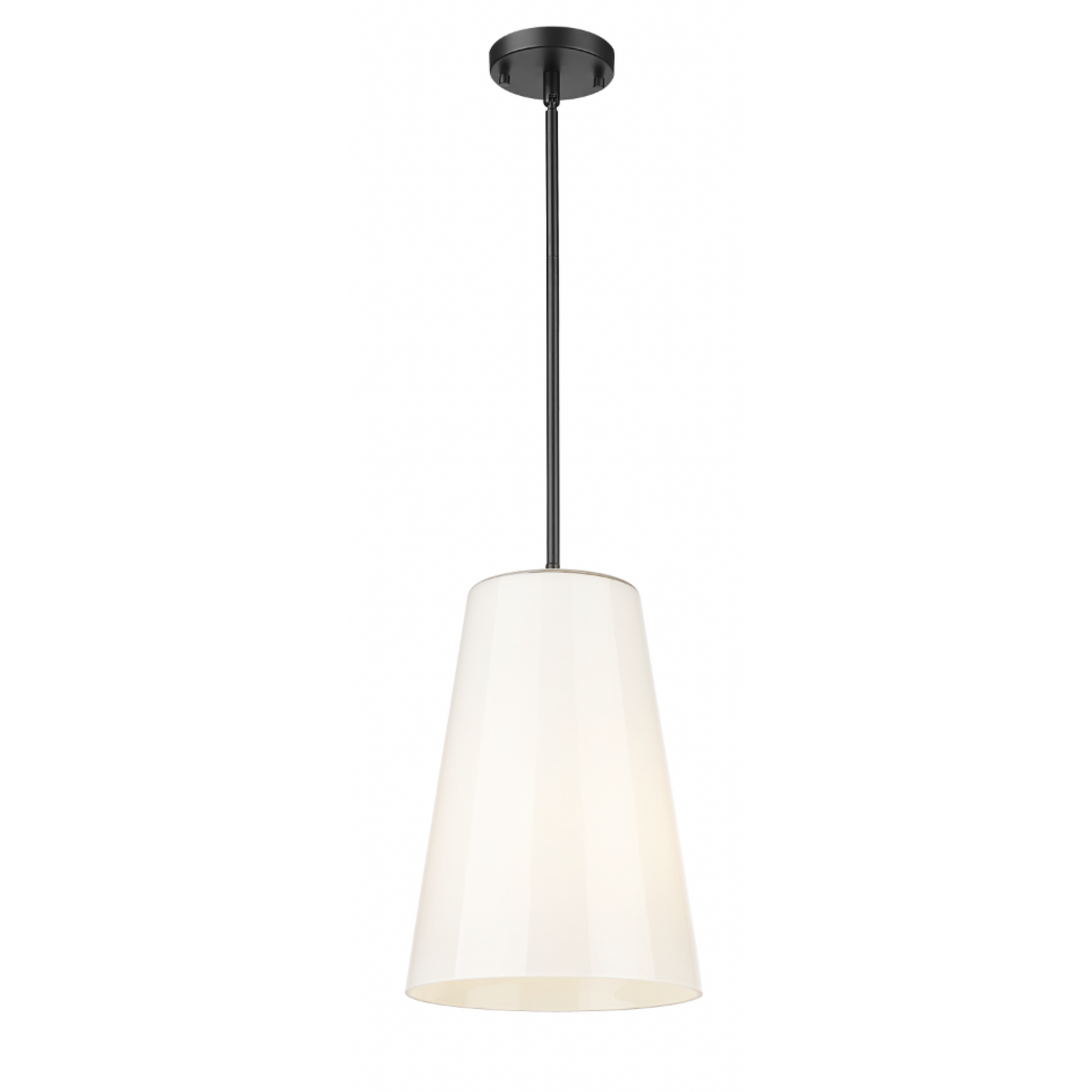 OPUS 1 LIGHT PENDANT W/ CLEAR OR WHITE GLASS
