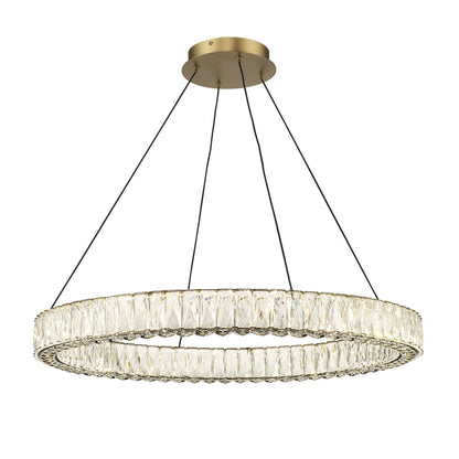 OPHELIA 1 LIGHT LED CHANDELIER W/ CRYSTAL
