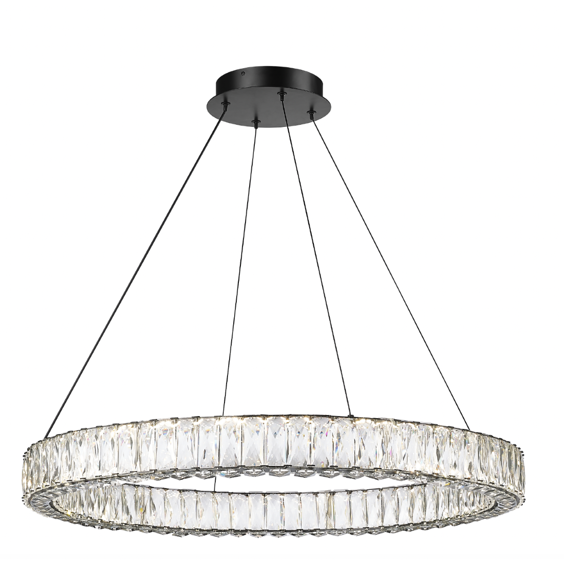 OPHELIA 1 LIGHT LED CHANDELIER W/ CRYSTAL