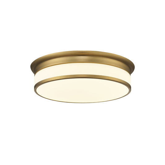 OSIRIS 1 LIGHT LED FLUSH-MOUNT W/ OPAL WHITE GLASS