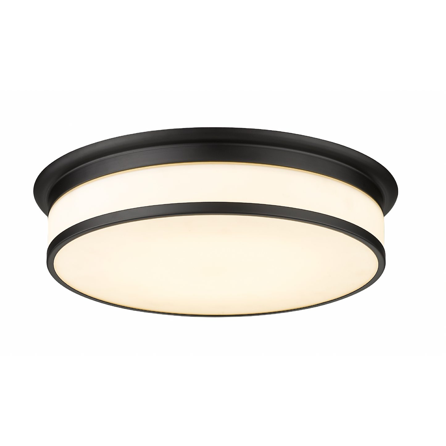 OSIRIS 1 LIGHT LED FLUSH-MOUNT W/ OPAL WHITE GLASS