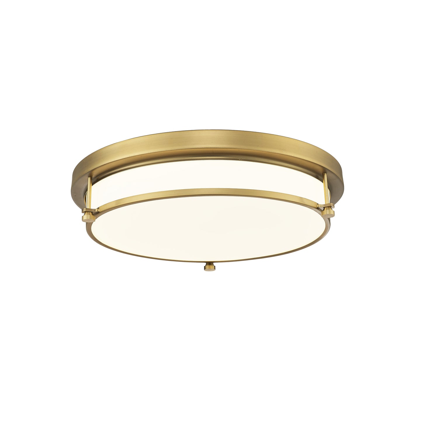 NAUTILUS 1 LIGHT LED FLUSH-MOUNT W/ OPAL WHITE GLASS