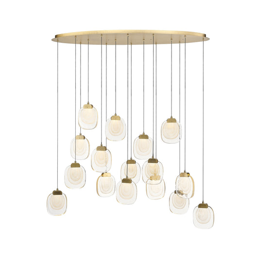 GAIA 16 LIGHT LINEAR LED MULTI-PENDANT