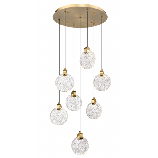 AGLAIA 7 LIGHT LED MULTI-PENDANT