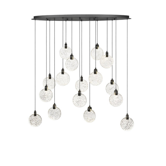 AGLAIA 16 LIGHT LINEAR LED MULTI-PENDANT