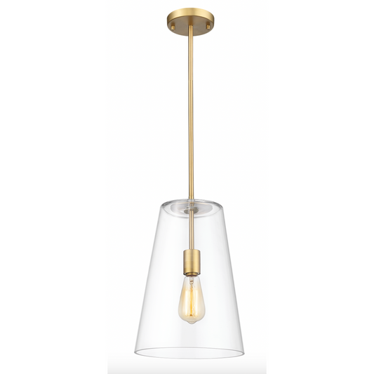 OPUS 1 LIGHT PENDANT W/ CLEAR OR WHITE GLASS